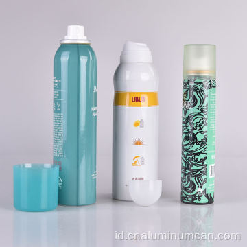 Botol deodoran botol aerosol dengan penutup